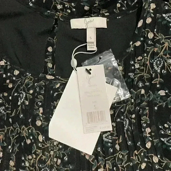 New with tags joie Tahoma silk dress in caviar - Picture 6 of 7